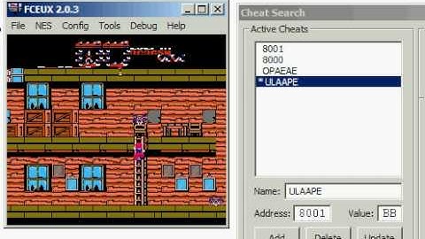 NES Game Genie codebending before-and-after