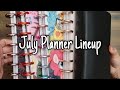 July Planner Lineup | Happy Planner Frankenplanning Frankenplanner