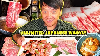 UNLIMITED A5 WAGYU BEEF Buffet | #1 RESTAURANT in Middle East & Northern Africa! JAPANESE FOOD TOUR