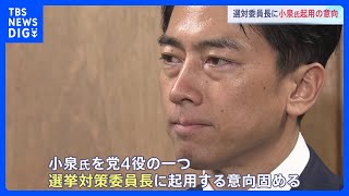 小泉進次郎氏を選対委員長に起用へ　林官房長官と森山総務会長も要職起用を検討　石破茂新総裁｜TBS NEWS DIG
