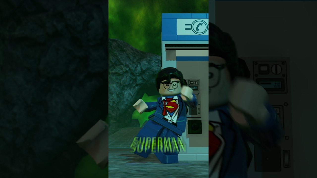 Все костюмы Супермена в видеоиграх Lego! 