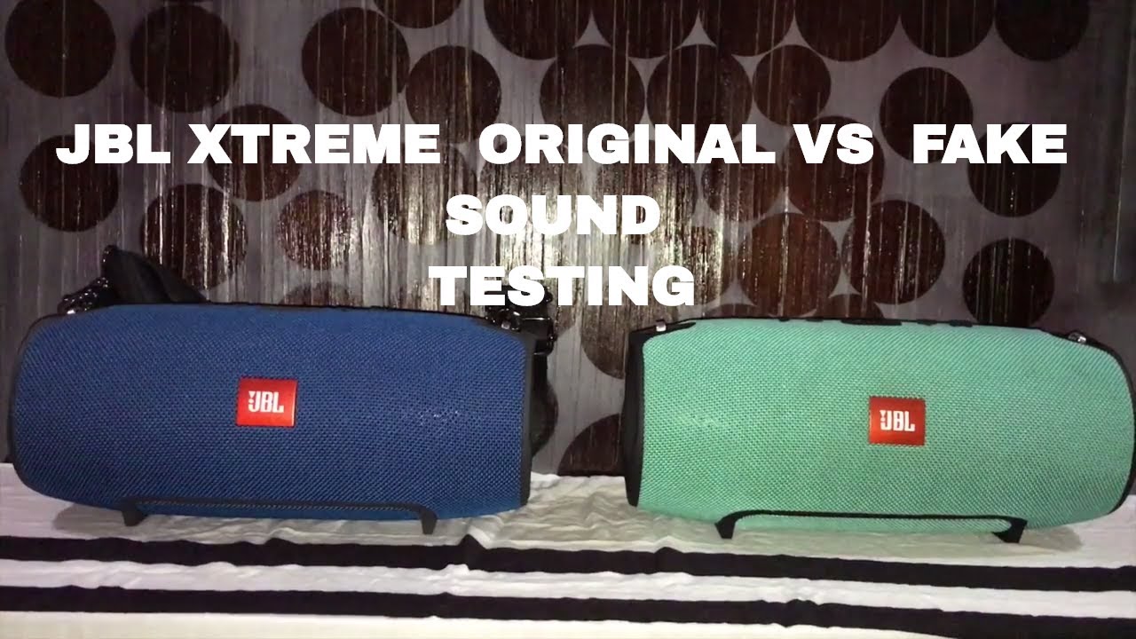 jbl xtreme fake review