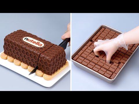 The Most Satisfying Chocolate Cake Decorating Ideas | So Yummy Rainbow Cake Decorating Tutorials