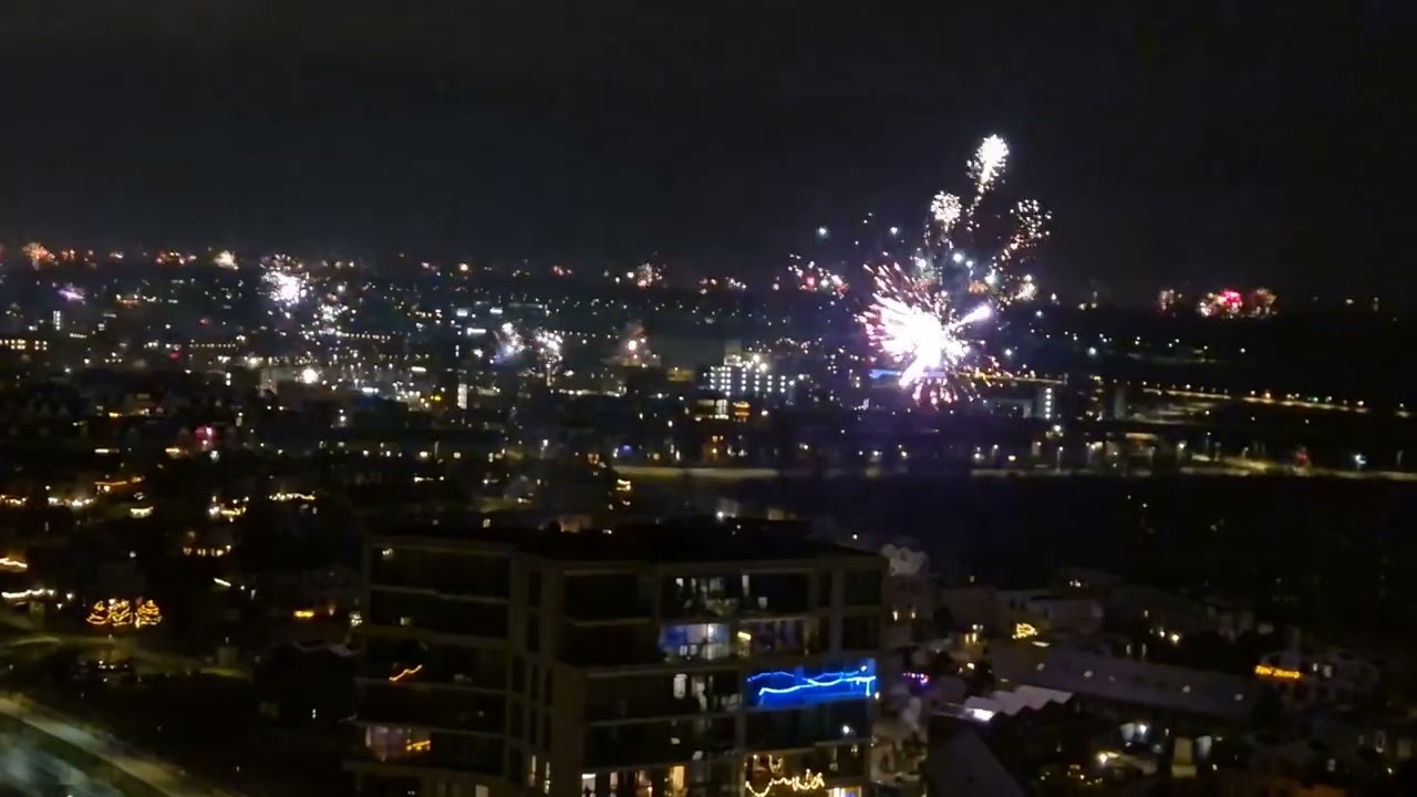 Fireworks from Almere city