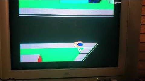 Paperboy work in progress for Intellivision