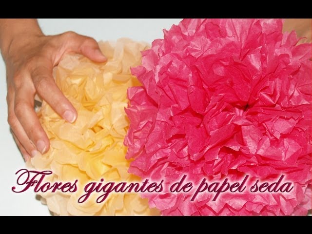 Flores Gigantes de Papel de Seda - DIY - Huge Tissue Paper Flowers - thptnganamst.edu.vn