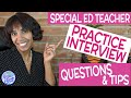 Special Ed Teacher Interview Questions and Tips for Success