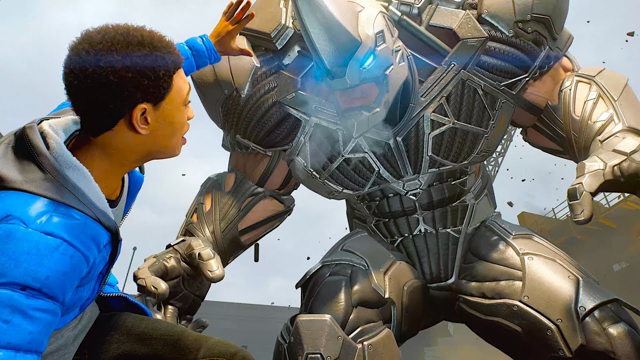 Miles Becomes Stronger Than Rhino - Marvel's Spider-Man