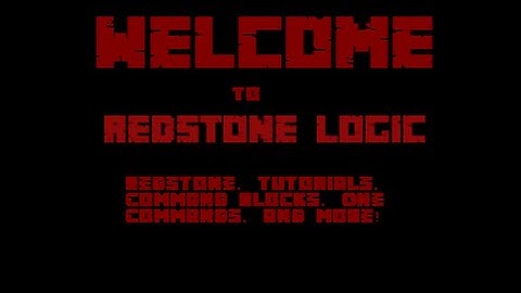 Trailer | Welcome To Redstone Logic Productions! | Channel Trailer