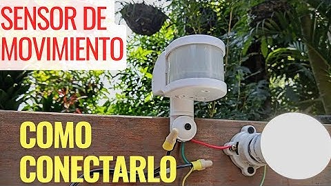 cómo conectar un sensor de movimiento 🔌⚡💡#conectar #sensor#electricidad