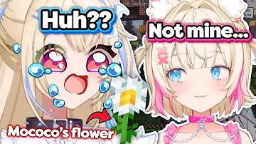 Mococo got very sad and Fuwawa tried to give her flowers, but...