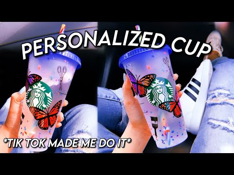 DIY Customized Starbucks Cups - Personalize With a Name! - Jennifer Maker