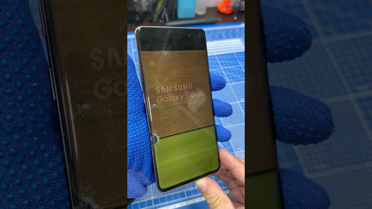 Samsung Galaxy S10 5G замена экрана / Ремонт телефонов #samsung #москва ...