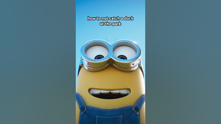 Chasing Illumination’s new guy 🦆 #MigrationMovie #Minions #Illumination #Shorts