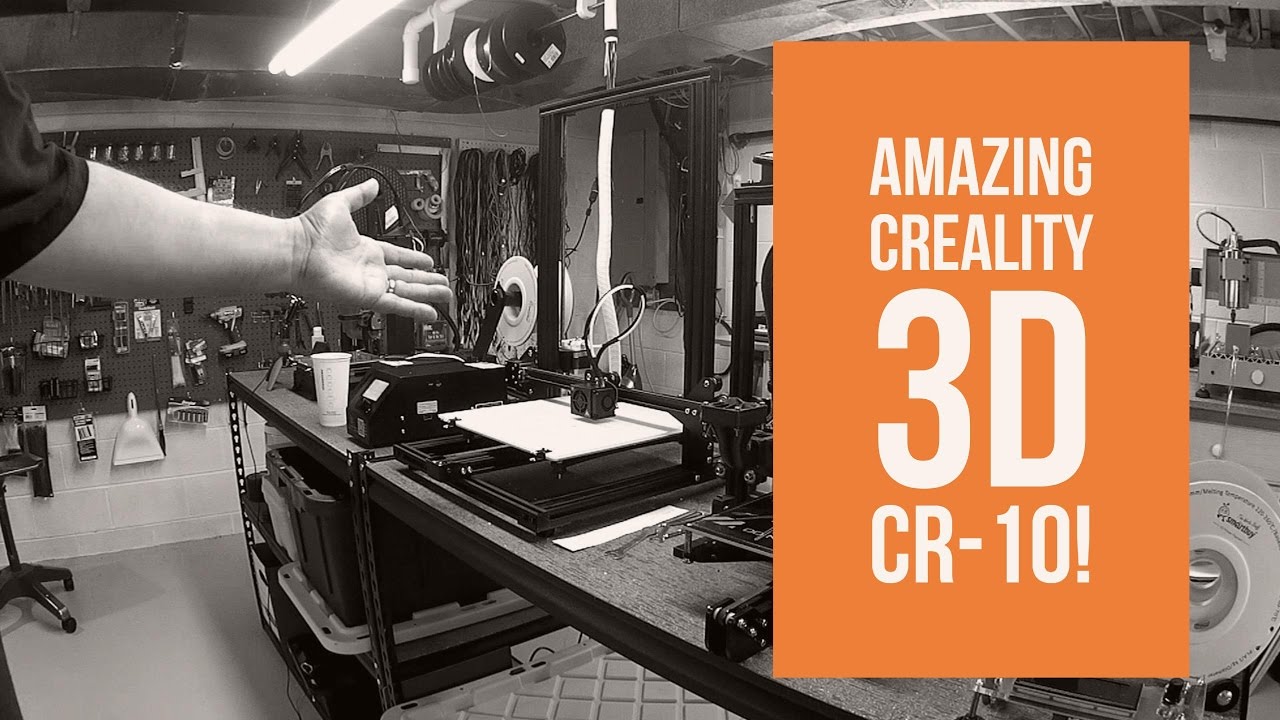 Creality CR10 - Unboxing and First Prints! - YouTube