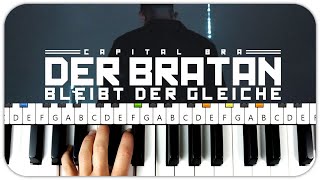 CAPITAL BRA - Der Bratan Bleibt Der Gleiche INSTRUMENTAL Beat + PIANO TUTORIAL MIDI