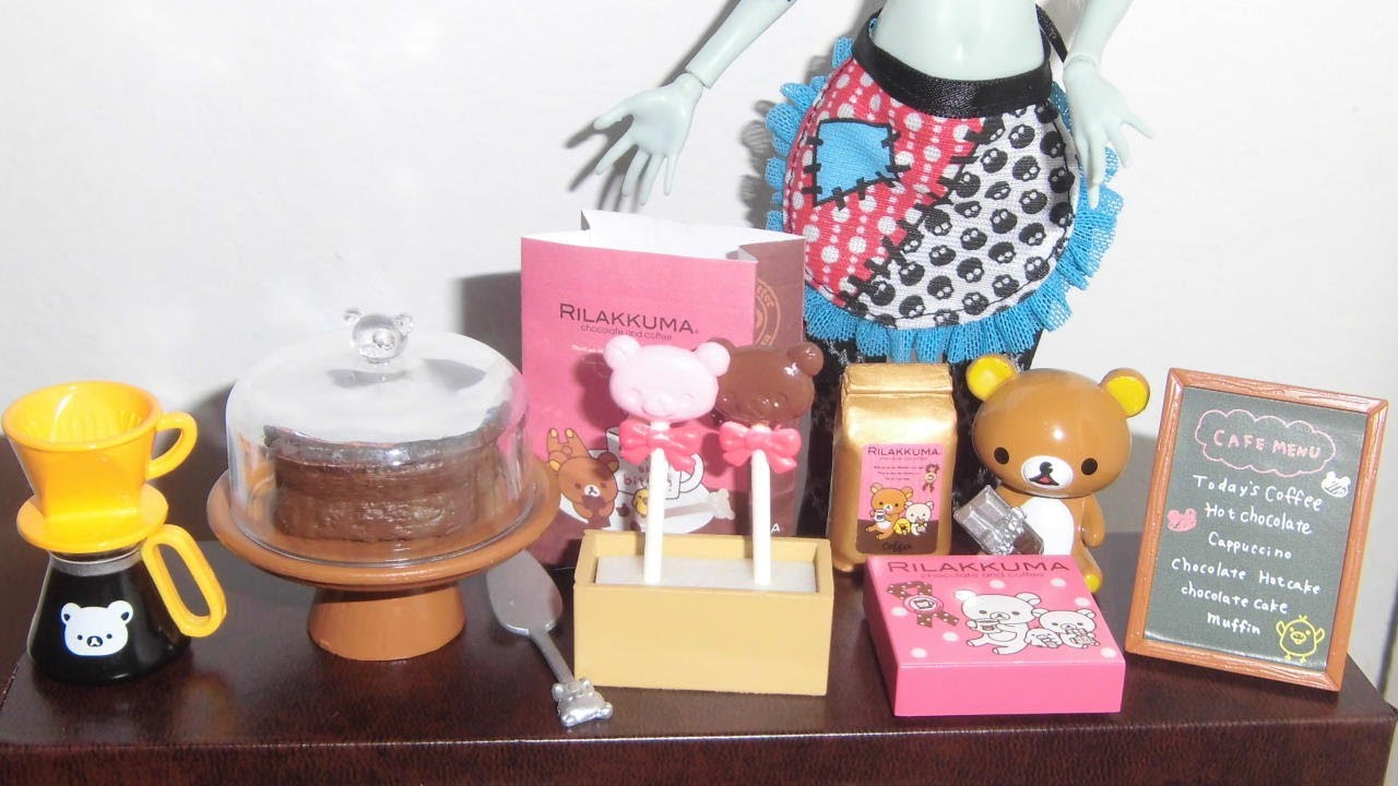Re-ment: Rilakkuma Chocolate Cafe - miniaturas unboxing