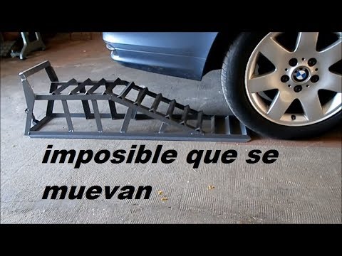 Las mejores rampas hechas en casa para subir tu coche. 