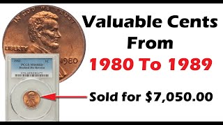 1980 To 1989 Lincoln Cent Varieties Found In Pocket Change!