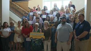 Sunset Hill Subaru surprises teachers at Woerner Elementary with $15K donation