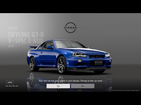 NISSAN GT-R & SKYLINE GT-R V-spec II Nür 06/2002 Nissan Skyline R34 GTR V-Spec II NUR • 29,708 kms