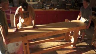 Birth of a French Oak Roubo Workbench