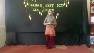 Syabah fest_cerita kisah nabi_SITI NURHAZIKIN_CLC JEROCO