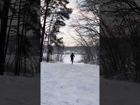 Winter Running ❄️#runningmotivation #running #shorts