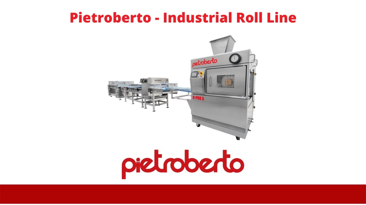 Industrial Roll Line - Pietroberto - Line for burger buns, hot dogs, roll bread