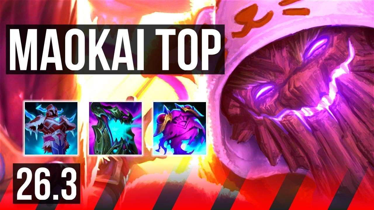 MAOKAI vs DARIUS (TOP) | 34K damage, Good KDA: 11/2/10 | EUW Diamond | 26.3