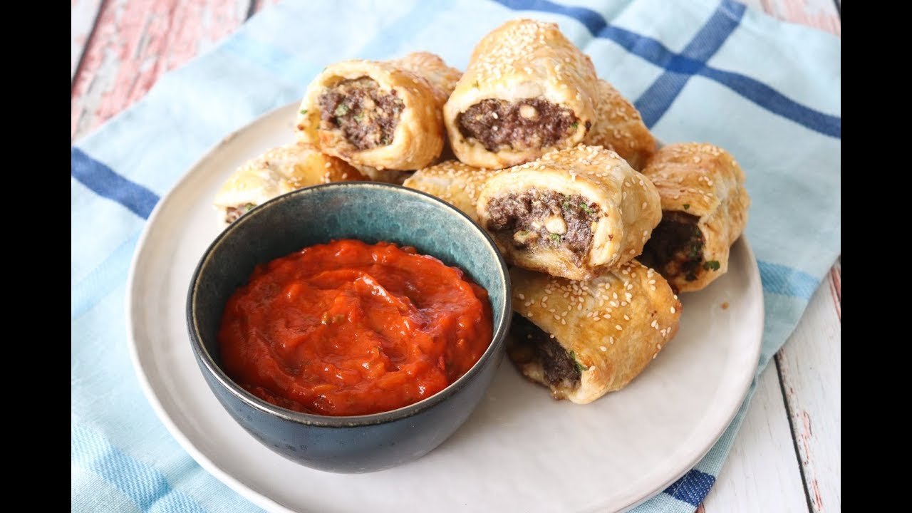Yummy Italian Meatball Inspired Puff Pastry Snacks Easy Snack By