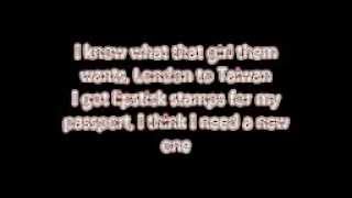 Jason Derulo Talk Dirty To Me Ft 2 Chainz Lyrics on screen