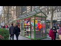 ⁴ᴷ⁶⁰ Holidays in New York City | Walking Winter Village at Bryant Park