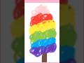 Rainbow Cotton Candy drawing #shortsfeed #shortvideo #shorts #cottoncandyart