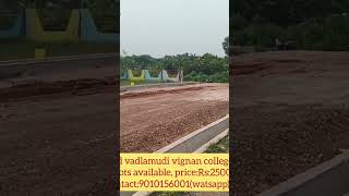 GUNTUR TO TENALI ROAD VIGNAN COLLEGE BACK SIDE CRDA APPROVED PLOTS FOR SALE PRICE:25000/-PER SQ.YRD