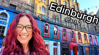 Travel vlog - Edinburgh Budget Tips 1 Day Pt 2 l FREE & Cheap Things to DO, EAT & SEE l Scotland Travel Guide 2025