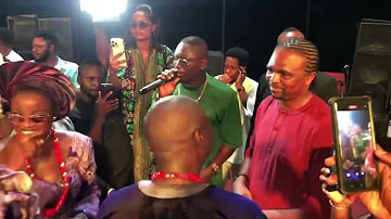 KANU NWANKWO AT THE BURIAL CEREMONY OF IYALODE OF AKURE