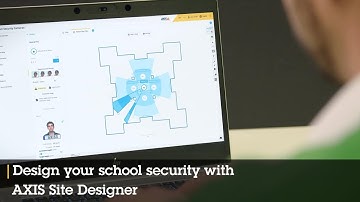 Design your school security with AXIS Site Designer
