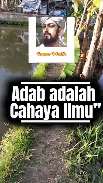 Adab Lebih Mulia dari Ilmu – Pesan Bijak Imam Malik #quotes #AdabIlmu #MotivasiBelajar #NasihatUlama