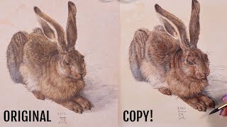 I tried to copy a 500 year old painting?! Recreating Albrecht Dürer's Young Hare