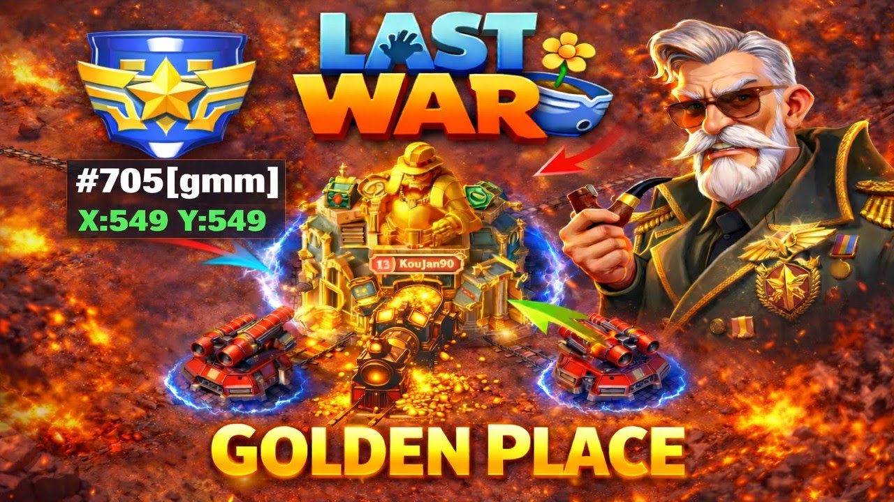Last War Desert GOLDEN PLACE حرب مدينة الذهب !!
