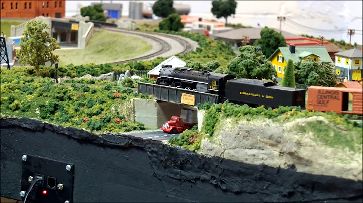 My n scale train layout