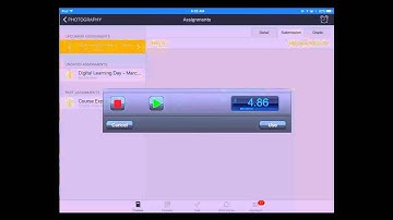 Submitting Audio or Video Recording in Canvas App