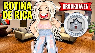 ROBLOX - (BROOKHAVEN) ROTINA SOZINHA EM CASA!