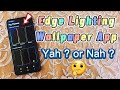 How to get edge lighting wallpaper light effects with this awesome free App - RGB round light App