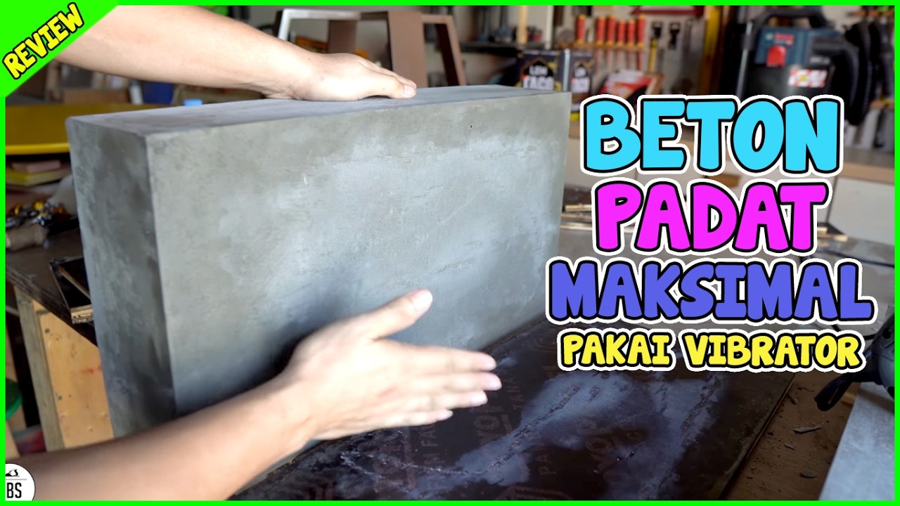 Nyobain Vibrator Semen Braxter BT-135-SV | Bikin Beton Padat Maksimal Tanpa Rongga!