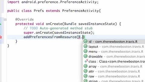 Android Application Development   56   Creating a PreferenceActivity
