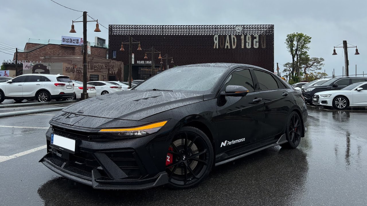 아반떼N 타고 당진에서 가장 큰 카페가기