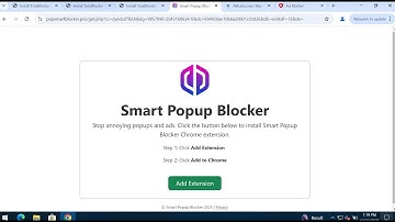 Smart Popup Blocker adware-type extension removal video.