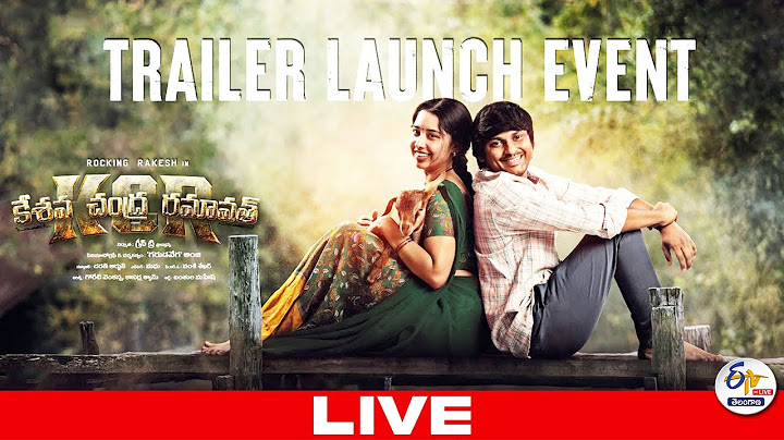 (KCR) Keshava Chandra Ramavath Trailer Launch | Rocking Rakesh | 'Garudavega' Anji : 🔴LIVE
